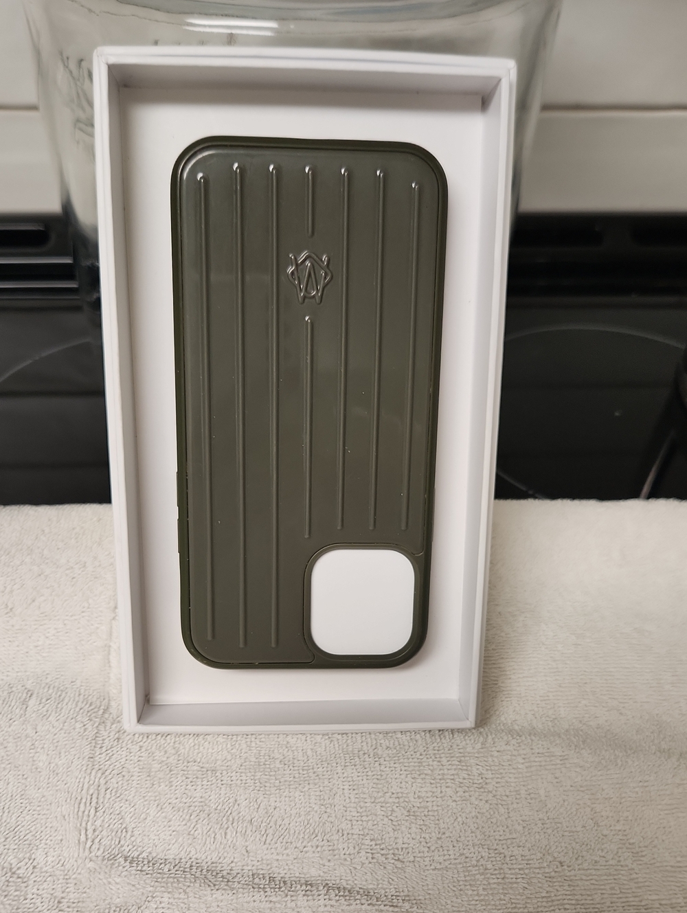 RIMOWA Olive Green Hard Shell Phone Case  For iphone12/12pro